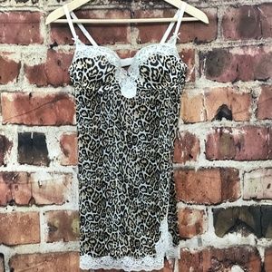Victoria Secret's Black Brown Animal Print Cami